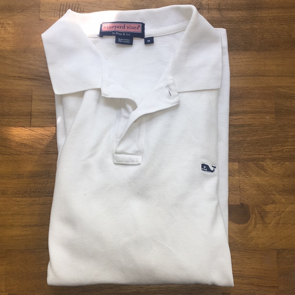 White Vineyard vines Polo
